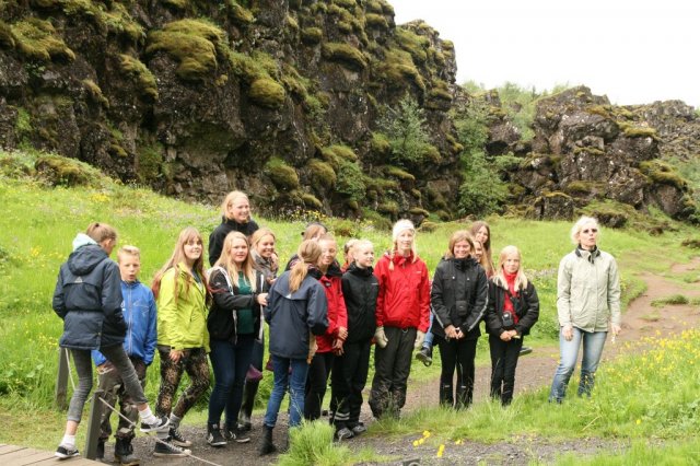 Æskulýðsnefnd-Heimsókn Dana frá Fjóni 2014